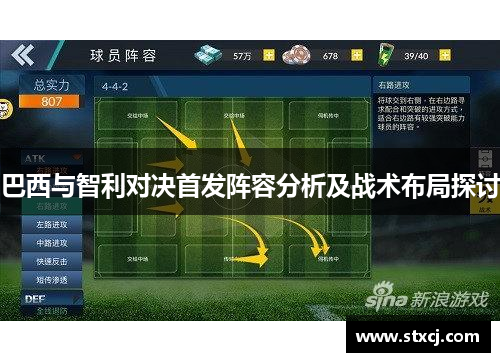 巴西与智利对决首发阵容分析及战术布局探讨